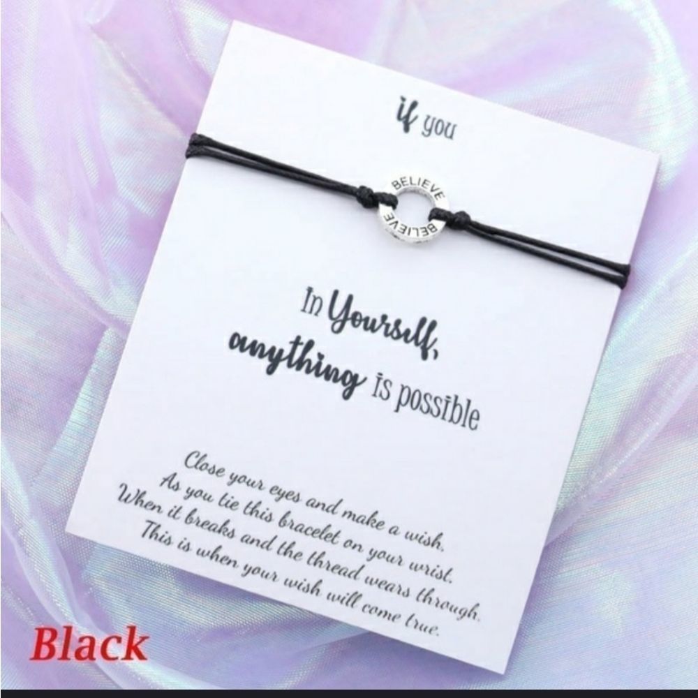 Believe in Yourself - String Bracelets